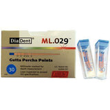 Gutta Percha Points ISO Sizes Non-Marked – Standard Sizes, Vials, 120/Pkg - 3Z Dental