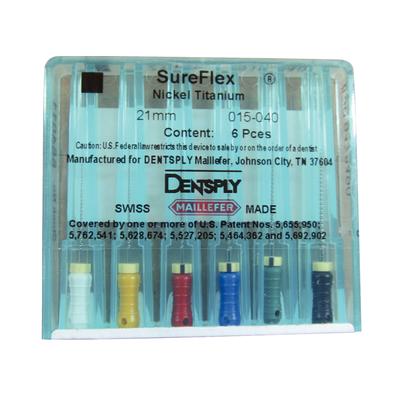 Sureflex Titan K-Files – 21 mm, 6/Pkg