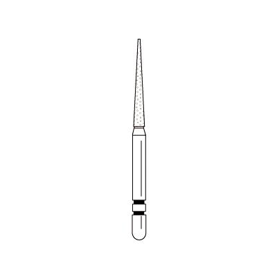 Two Striper® Diamond Burs – FG, Coarse, Green, Taper Flat End, 5/Pkg