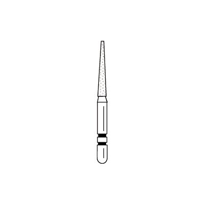 Two Striper® Diamond Burs – FG, Fine, Red, Taper Flat End, 5/Pkg