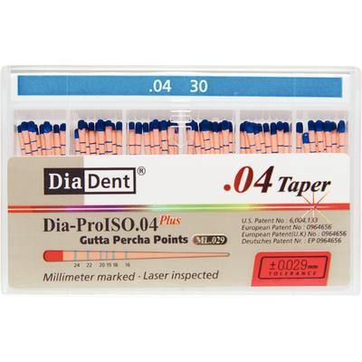 Dia-Pro ISO GT™ Taper Gutta Percha Points – MI.029, 60/Box - 3Z Dental