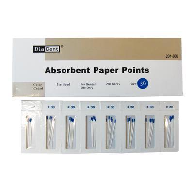 Absorbent Paper Points – Cell Pack, ISO Sizes, 200/Box - 3Z Dental