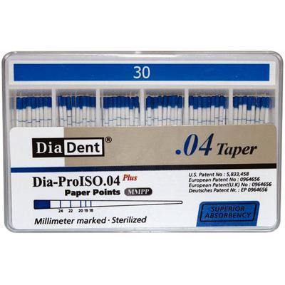 Dia-ProISO GT Paper Points – 0.04 Taper, Spillproof Packaging, 100/Pkg - 3Z Dental