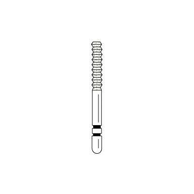 Two Striper® FG Crown Cut™ Diamond Burs – FG, Coarse, Green, 5/Pkg