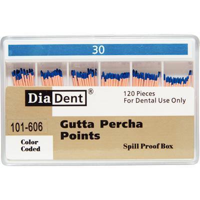 Gutta Percha Points – ISO Sized, Nonmarked, Spill-Proof and Slide, 120/Pkg - 3Z Dental