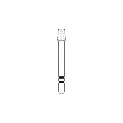 Two Striper® Diamond Burs – FG, Fine, Red, KR Taper Flat End, 5/Pkg