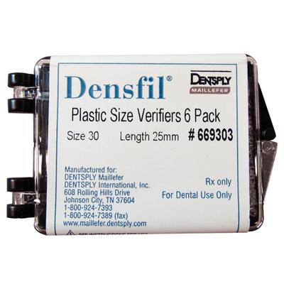 Densfil Size Verification – Refills, Plastic, 6/Pkg