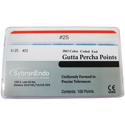 Standardized Gutta Percha Points, 100/Pkg