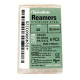 Reamers – Plastic Handle, Standard Color Coded 08-40, 21 mm, 6/Pkg