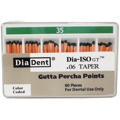 Dia-ISO GT™ Gutta Percha Points – 0.06 Taper, 60/Box - 3Z Dental