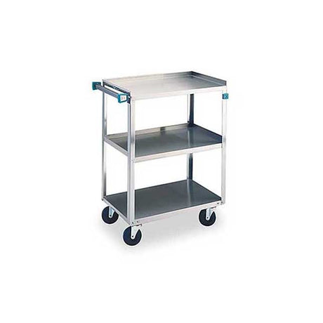 Utility Cart, Stainless Steel, Three Shelf