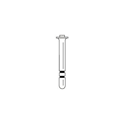 Two Striper® Depth Cut for Veneer Prep Specialty Diamond Burs – FG, Coarse, Green, Depth Cutter, 1.2 mm Diameter, 5/Pkg