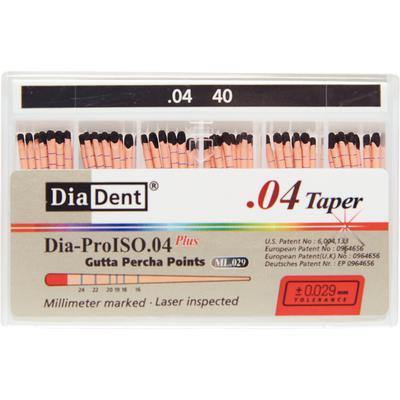 Dia-Pro ISO GT™ Taper Gutta Percha Points – MI.029, 60/Box - 3Z Dental