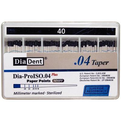 Dia-ProISO GT Paper Points – 0.04 Taper, Spillproof Packaging, 100/Pkg - 3Z Dental