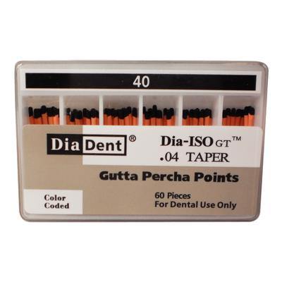 Dia-ISO GT™ Gutta Percha Points – 0.04 Taper, Slide Package 60/Box - 3Z Dental