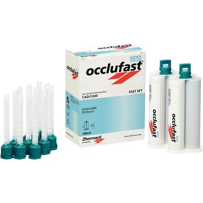 Occlufast® CAD A-Silicone Bite Registration – Base/Catalyst, Light Blue, 50 ml Cartridges, 2/Pkg