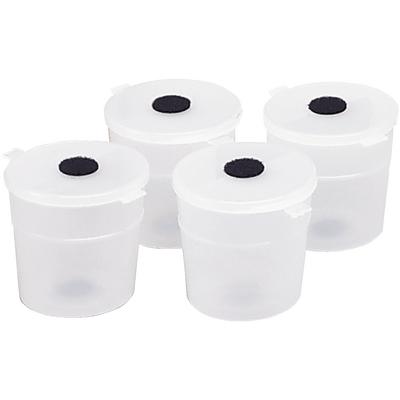 Replacement Beakers for Chairside Darkroom – 240ml, Snap-On Lid, 4/Pkg