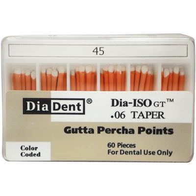 Dia-ISO GT™ Gutta Percha Points – 0.06 Taper, 60/Box - 3Z Dental