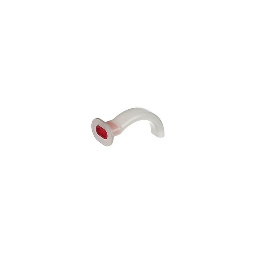 Oralpharyngeal Airway, Guedel, Plastic, Clear, Coloured Bite Block