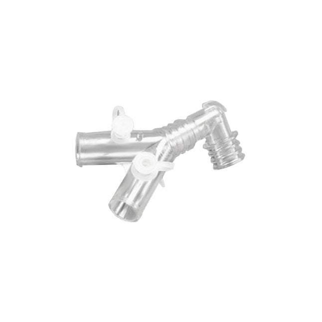 AirLife® Wye Adapter, with Elbow, OD 22mm