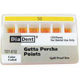 Gutta Percha Points – ISO Sized, Nonmarked, Spill-Proof and Slide, 120/Pkg - 3Z Dental