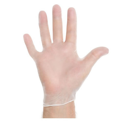 Exam Glove, Synthetic Vinyl, Single