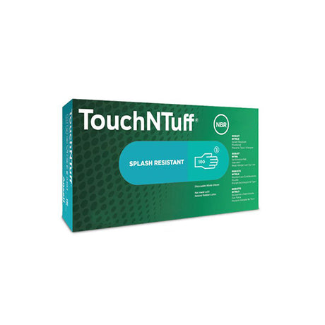 TouchNTuff® Protective Glove, Nitrile, L300mm, Teal Green