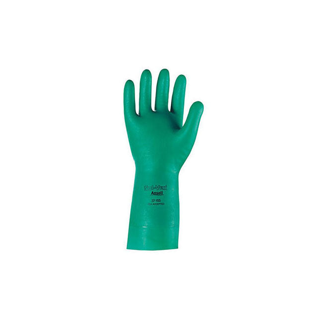 SOL-VEX® Protective Glove, Nitrile, Style 37-155, L13" Green