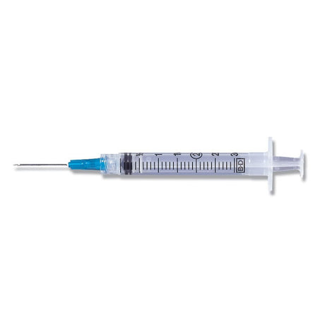 General use Syringe with PrecisionGlide™ Detachable Needle, 3cc