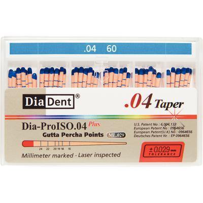 Dia-Pro ISO GT™ Taper Gutta Percha Points – MI.029, 60/Box - 3Z Dental