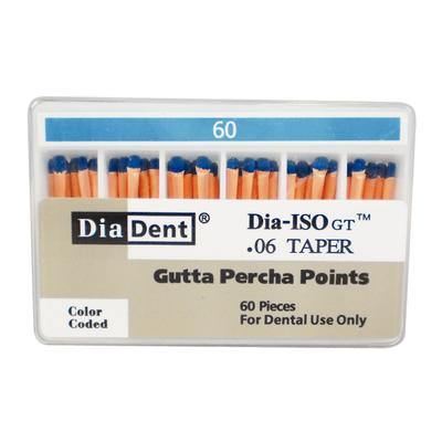 Dia-ISO GT™ Gutta Percha Points – 0.06 Taper, 60/Box - 3Z Dental