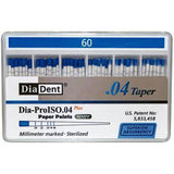 Dia-ProISO GT Paper Points – 0.04 Taper, Spillproof Packaging, 100/Pkg - 3Z Dental