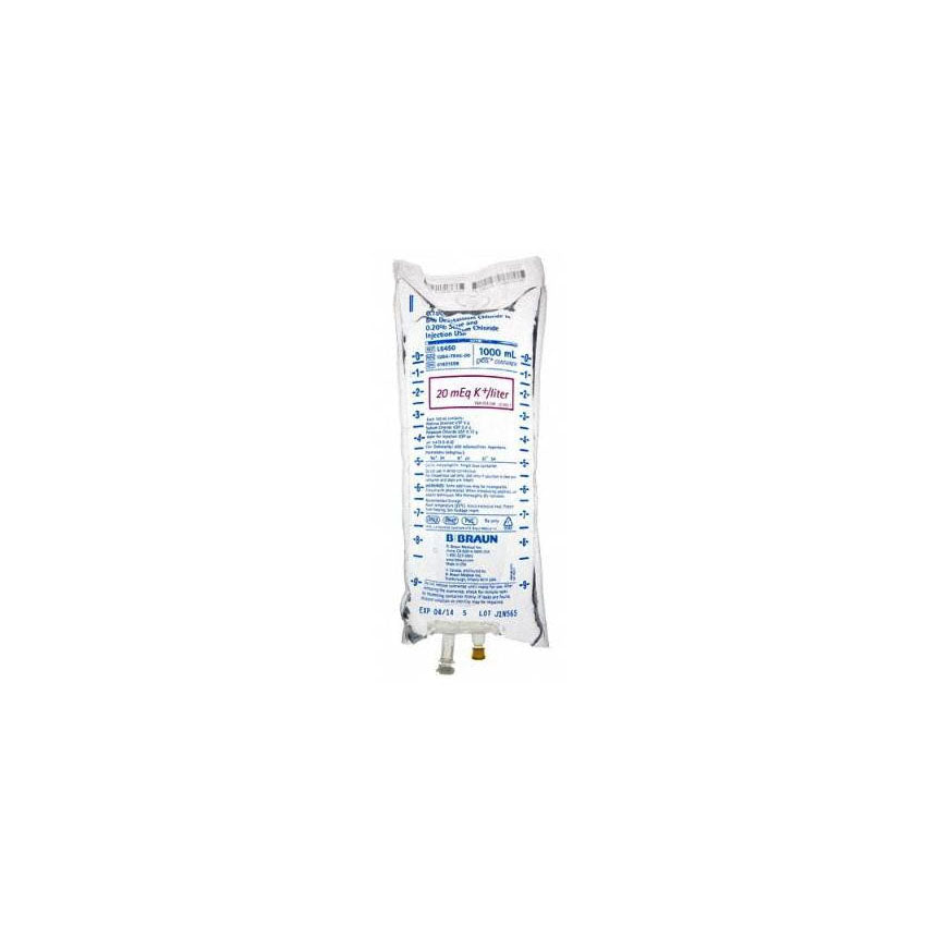 Injection Solution, 0.15% Potassium Chloride in 5% Dextrose and 0.20% Sodium Chloride, USP