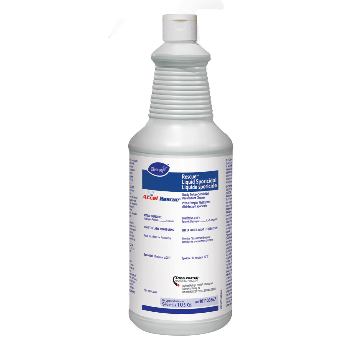 Rescue™ Liquid Sporicidal 12x946mL (1 qt.), 101103667