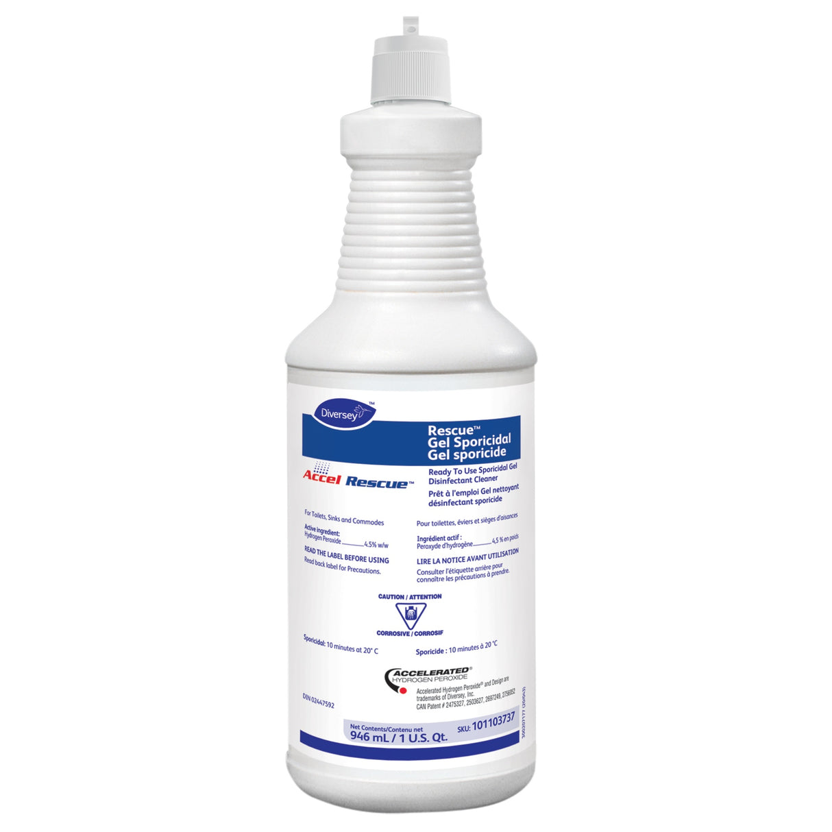 Rescue™ Sporicidal Gel 12x946mL (1 qt.), 101103737