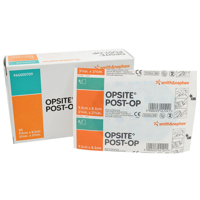 OPSITE™ Post-Op Transparent Waterproof Dressing, with Absorbent Pad