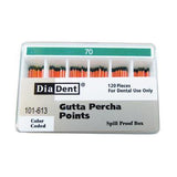 Gutta Percha Points – ISO Sized, Nonmarked, Spill-Proof and Slide, 120/Pkg - 3Z Dental