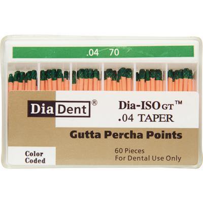 Dia-ISO GT™ Gutta Percha Points – 0.04 Taper, Slide Package 60/Box - 3Z Dental