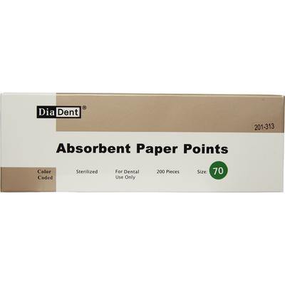 Absorbent Paper Points – Cell Pack, ISO Sizes, 200/Box - 3Z Dental