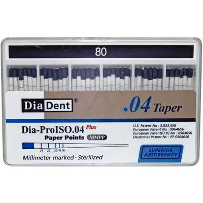 Dia-ProISO GT Paper Points – 0.04 Taper, Spillproof Packaging, 100/Pkg - 3Z Dental