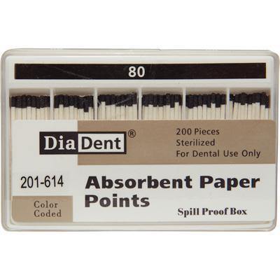 Absorbent Paper Points – Spill-Proof Box, ISO Sizes, 200/Box - 3Z Dental