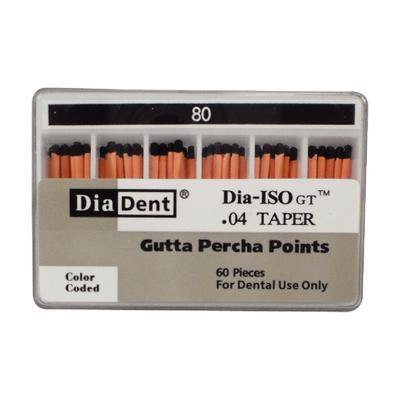 Dia-ISO GT™ Gutta Percha Points – 0.04 Taper, Slide Package 60/Box - 3Z Dental