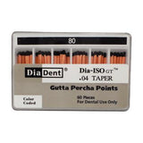 Dia-ISO GT™ Gutta Percha Points – 0.04 Taper, Slide Package 60/Box - 3Z Dental