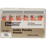 Gutta Percha Points – ISO Sized, Nonmarked, Spill-Proof and Slide, 120/Pkg - 3Z Dental