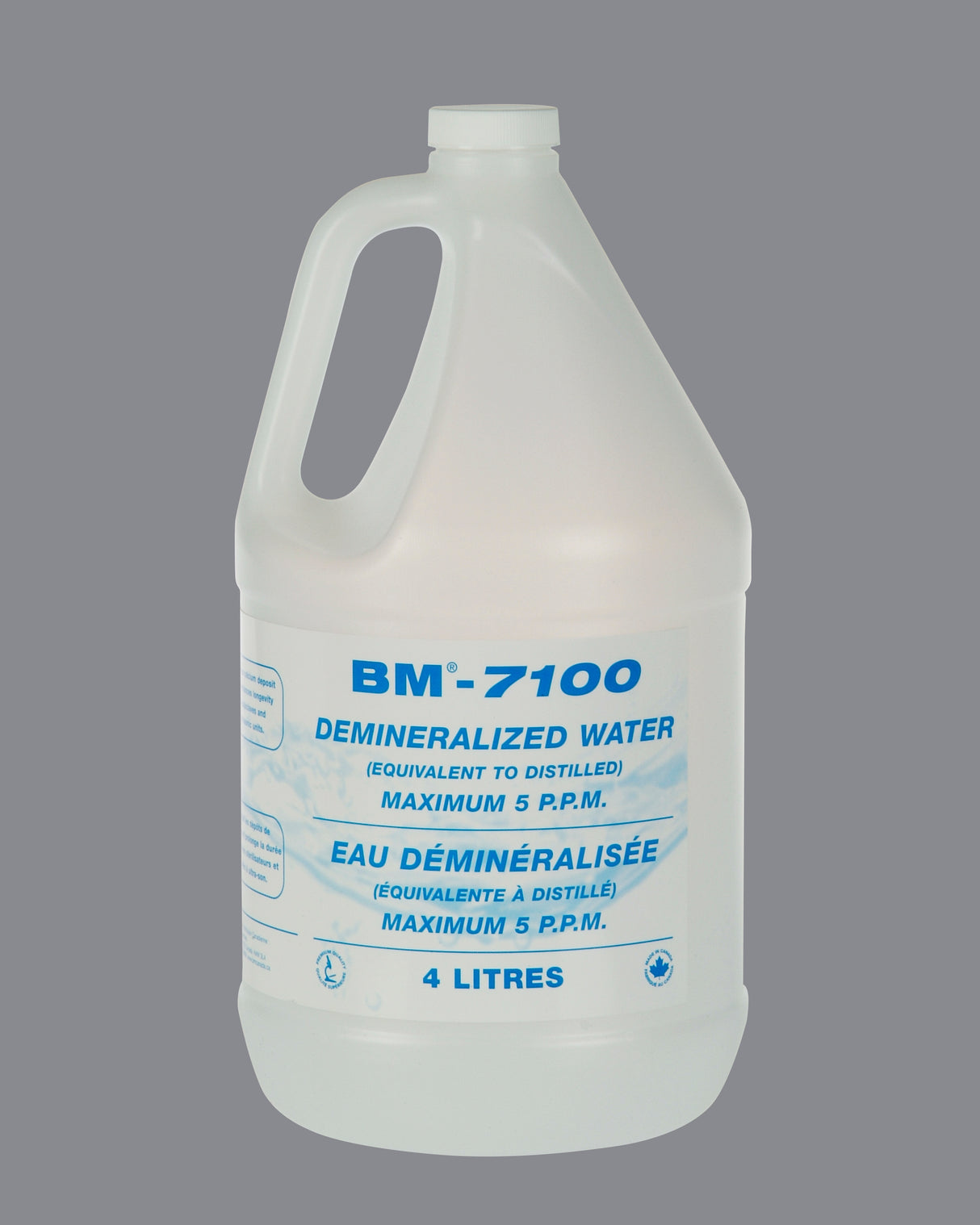 BM-7100 Deminaralized Water