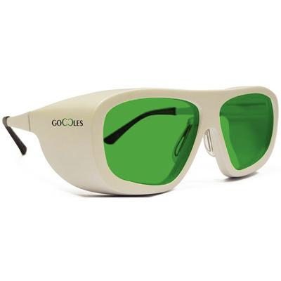 Goccles® Oral Cancer Screening Glasses, White with Green Lenses