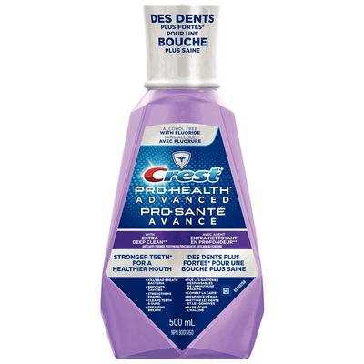 Crest® PRO-HEALTH™ Advanced Extra Deep Clean Mouthwash – Clean Mint