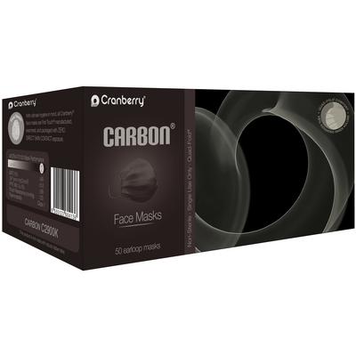 Carbon Black Face Masks – ASTM Level 3, 50/Pkg