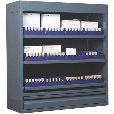 CAD/CAM Block Lockers with Internal Organizers - 3Z Dental