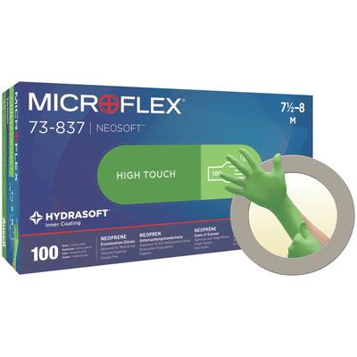 Microflex® Neosoft™ Neoprene Exam Gloves – Powder Free, 100/Pkg